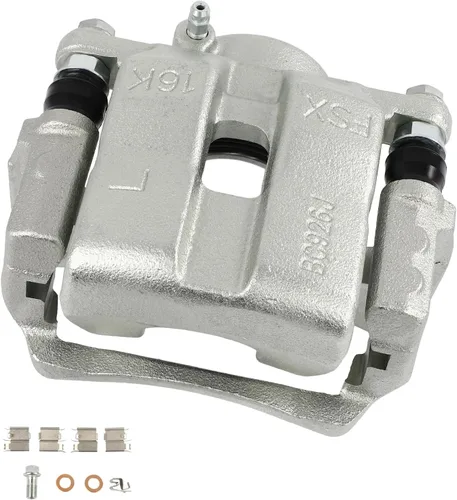 Vista 60 de cciyu 18B4918A Pinza de freno delantera derecha con soporte para Cadillac, para Chevy, para GMC