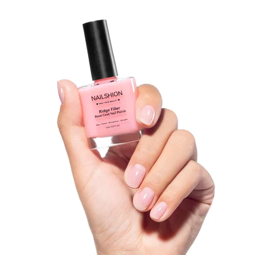 Vista 9 de Clear Ridge Filler Base Coat 3 en 1 Fortalecedor de uñas, secado rápido Transparente