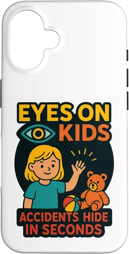 Vista 31 de Eyes on Kids Child Safety Gift for Moms, Granny, Grandad Case for iPhone XR