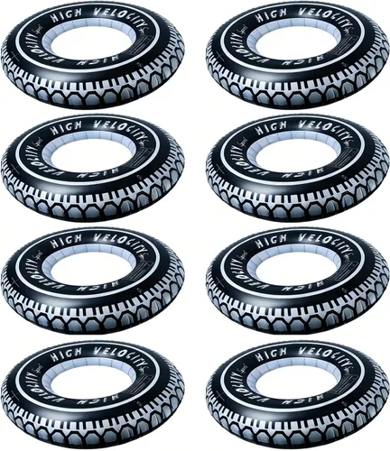 Vista 8 de Flotador inflable de piscina para adultos, tubos gigantes inflables para neumáticos, anillos de natación, decoración de fiesta para piscina, lago