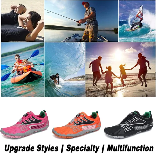 Vista 7 de SAGUARO Men's Women's Barefoot Minimalist Shoes Athletic Hiking Water Shoes for Aqua Swimming Trail Running Cross Training