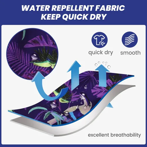 Vista 2 de Maamgic Traje de baño de secado rápido, para hombre, bermudas para nadar, pantalones cortos de 7 con forro de malla