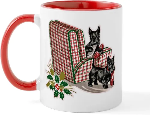 Vista 23 de CafePress Cloud Angel & Scotty Taza de café de cerámica (11 oz)
