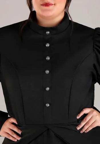 Vista 7 de Disfraz de bruja para mujer de lujo, talla grande