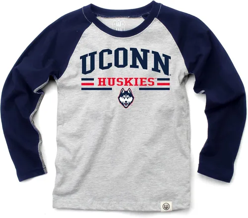 Vista 47 de Wes and Willy NCAA playera raglán de manga larga para niños