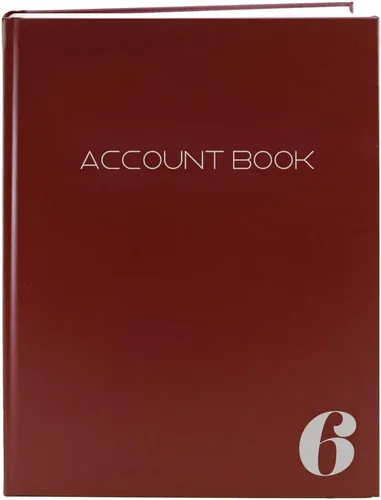 Vista 4 de BookFactory Libro de contabilidad de 2 columnas/libro de cuenta/libro de contabilidad/cuaderno (formato de libro columnar de dos columnas)