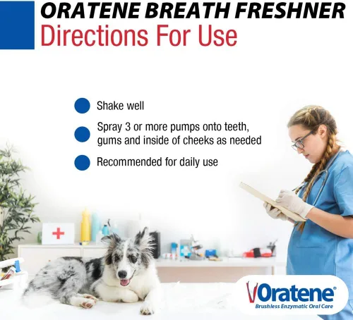 Vista 6 de Zymox Oratene - Ambientador bucal sin escobillas para perros y gatos, 4 onzas