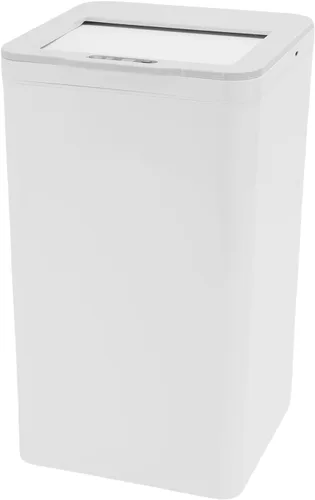 Vista 6 de Bote de basura automático sin contacto con sensor de patada, cubo de basura inteligente con tapa para cocina, dormitorio, oficina, sala de estar, 9L