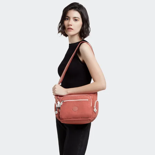 Vista 6 de Kipling Bolso cruzado pequeño Gabbie para mujer, bolso ligero para uso diario, bolso de hombro casual