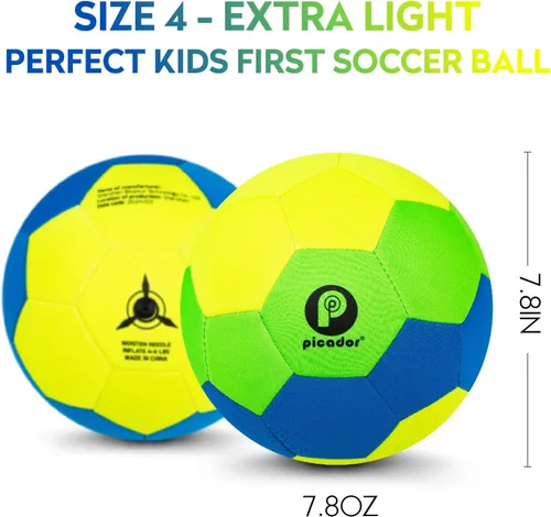 Vista 5 de Picador The House Ball, Soft and Safe Indoor Soccer Balls Size 4 for Inside Home Yard, Fun Kids Soccer Gifts for Girls Boys Indoor Play