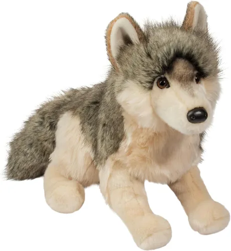Vista 3 de Douglas Peluche de lobo ahumado