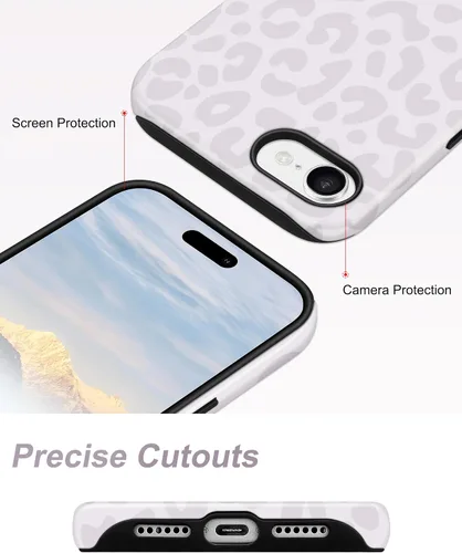 Vista 668 de Jusy Funda compatible con MagSafe con estampado de caparazón de tortuga marrón para iPhone 7/8/SE, cubierta protectora de TPU suave magnética