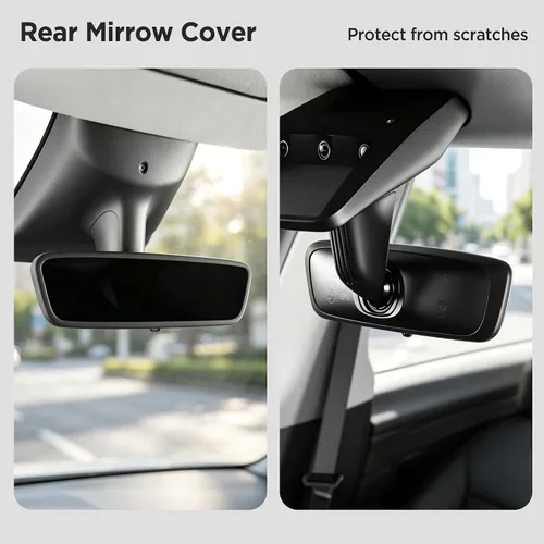 Vista 8 de Organizador de consola de 6 piezas para accesorios Tesla modelo Y/3