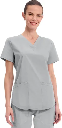 Vista 14 de CHEROKEE Workwear Profesionales cuello en V Negro