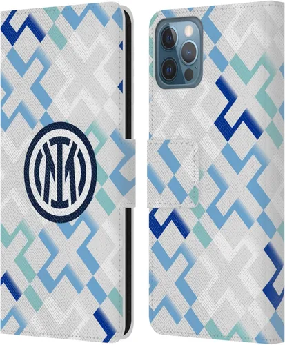 Vista 66 de Head Case Designs Officially Licensed Inter Milan Away 2025/26 Crest Kit Leather Wallet Case Compatible with Apple iPhone 11