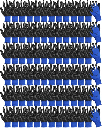 Vista 15 de Maxcheck Guantes de trabajo recubiertos de PU Negro