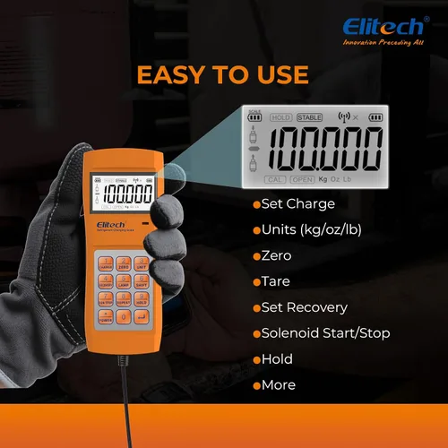 Vista 4 de Elitech LMC-200 escala refrigerante digital (220 Lb)