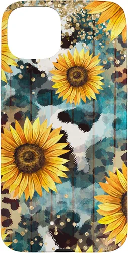 Vista 9 de Funda Boho Western de piel de vaca para iPhone 12 Pro Max