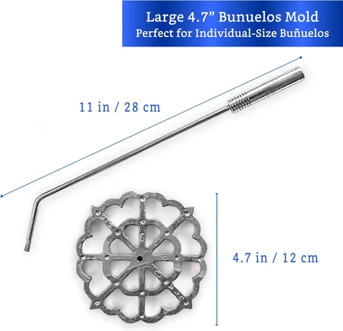 Vista 2 de Molde para Bunuelos de Viento Mexicanos - Molde para Buñuelos de Viento Mexicanos - Moldes de Buñuelos de Viento - Moldes Bunuelo Mexicano