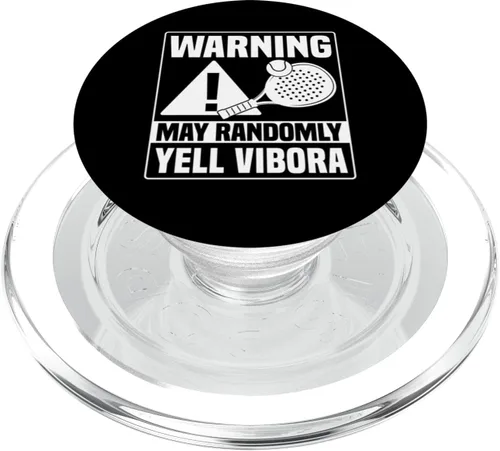 Vista 7 de Advertencia Puede Gritar Al Azar Vibora Paleta Paleta PopSockets Adhesivo PopGrip