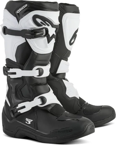 Vista 5 de Alpinestars Tech 3 - Botas de motocross para adulto, Negro