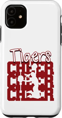 Vista 7 de Tigers Cheer Back to School Cheerleading Spirit M Case for iPhone 17