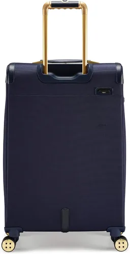Vista 2 de Ted Baker Maleta Albany Softside para mujer colección de maletas Azul marinoflor y brillo Checked-Medium 25-Inch