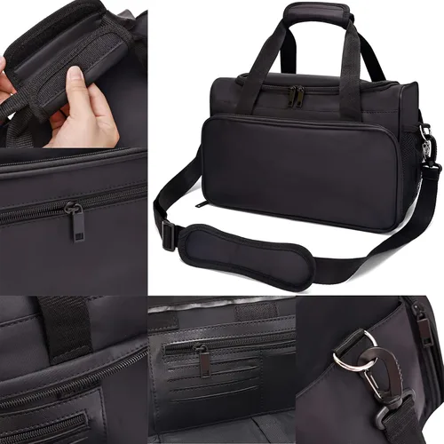 Vista 5 de Bolsa de peluquería para peluquería Solon, bolsa de herramientas de maquillaje, cosméticos, bolso portátil, estilista y artista de belleza, bolsa