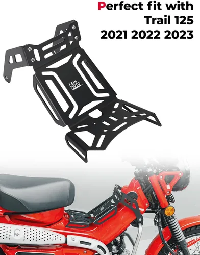 Vista 6 de Portaequipaje central KEMIMOTO compatible con CT125 Trail 125 Hunter Cub 2021 2022 2023 2024 2025
