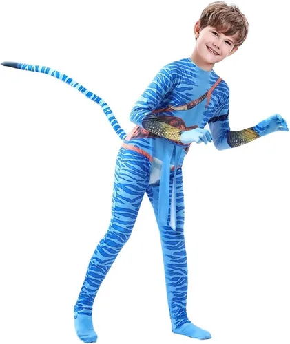 Vista 5 de Disfraz de Halloween de elastano para niños, overol completo para niños y niñas