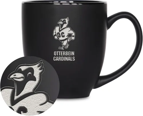 Vista 66 de Rico Industries - Taza de cerámica mate negra con grabado láser estándar de 15oz para NCAA (escuelas T & U) - Para bebidas calientes o frías