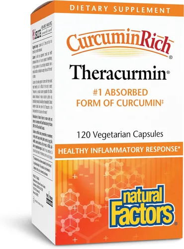 Vista 11 de Natural Factors, CurcuminRich Theracurmin, 30 mg, formulado para una absorción superior, 30 unidades (paquete de 1)