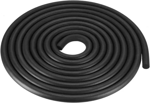 Vista 12 de uxcell Tira de sellado de goma de espuma Burlete 3mm de diámetro 3 metros de largo Negro