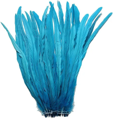 Vista 6 de Nature Rooster Coque Tails Feathers - Decoración de manualidades para disfraz de 12-14 pulgadas, paquete de 25 (color negro)