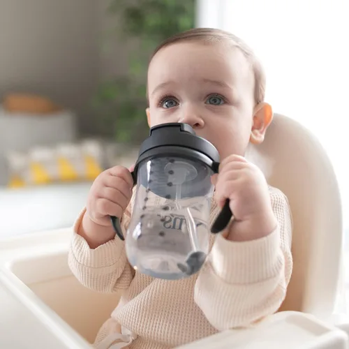 Vista 5 de Kit de Reemplazo de Pajita para la Primera Taza de Bebé de Dr. Brown's con Una Pajita y Un Cepillo de Limpieza, Libre de BPA