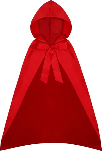 Vista 3 de Disfraz de Caperucita Roja para Niñas, Disfraces de Halloween, cuento de hadas, Personaje, Cosplay