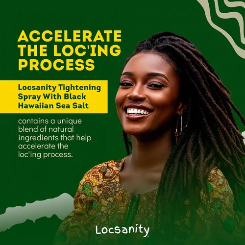Vista 4 de Locsanity Rosewater Peppermint Loc Spray - 8 oz: Spray Hidratante y Reafirmante de Hidratación con Sal Marina Hawaiana Negra, a Base de Plantas