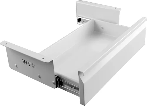 Vista 11 de VIVO DESK-AC03A-B - Cajón deslizante para debajo del escritorio de 16 pulgadas sin funda, organizador de almacenamiento de oficina en casa, negro