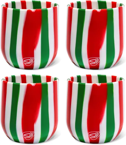 Vista 42 de Silipint - Copa de vino de silicona sin tallo de 12 onzas - Libre de BPA, irrompible, no tóxica, apta para lavavajillas, copa de vino irrompible
