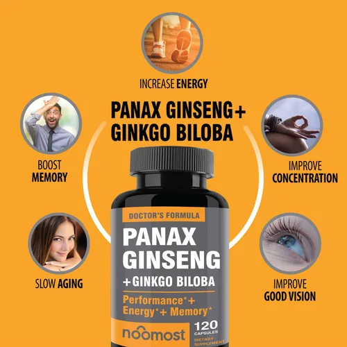 Vista 4 de Panax Ginseng con refuerzo cerebral
