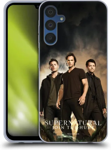 Vista 28 de Head Case Designs Supernatural Sam, Dean & Castiel Key Art - Funda de gel con licencia oficial [protección de grado militar] compatible con Google