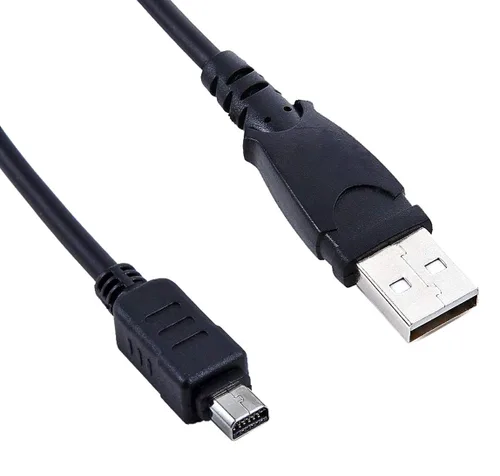 Vista 2 de MaxLLTo Cable USB para Olympus Tough TG-860 TG-870, extra largo de 5 pies 2 en 1 USB de datos SYNC-Charge Cable de carga para cámara Olympus Stylus