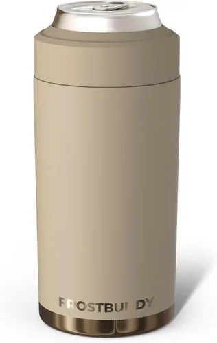 Vista 64 de Frost Buddy Enfriador de latas universal, aislante de latas de acero Blanco (Allwhite)