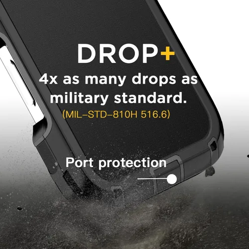 Vista 3 de AICase Funda para iPhone 17 (6.3 pulgadas), resistente protección contra caídas, cuerpo completo, a prueba de golpes, a prueba de caídas, a prueba