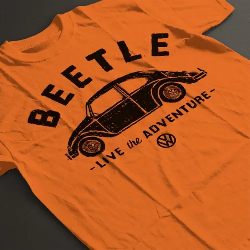 Vista 4 de Volkswagen Beetle White Live The Adventure Camiseta de mujer