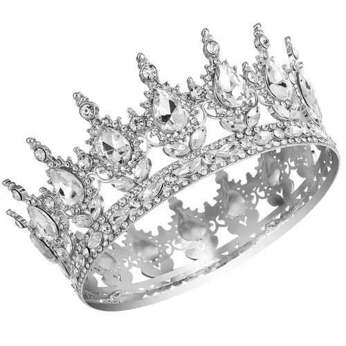 Vista 7 de Aprince Corona y Tiara Tiaras de Cristal
