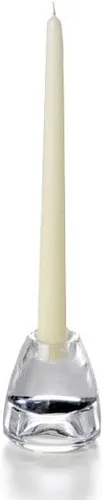 Vista 116 de Yummi - Velas cónicas gris claro de 10 pulgadas. 12 por paquete