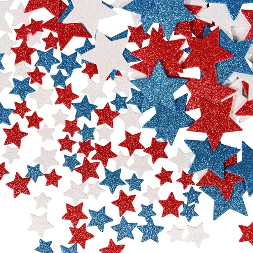 Vista 9 de READY 2 LEARN - Pegatinas de espuma con purpurina - Estrellas multicolor - Paquete de 168 - Pegatinas autoadhesivas para niños - Pegatinas