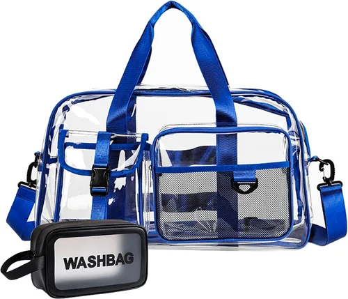 Vista 362 de Pequeña bolsa de gimnasio para mujer, bolsa de viaje con compartimento para zapatos