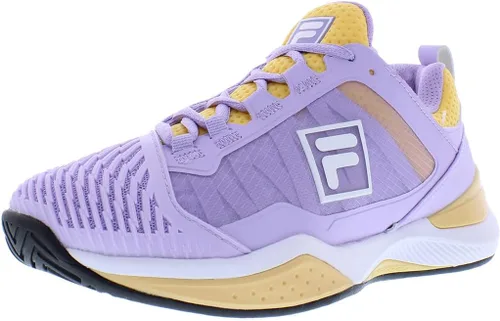 Vista 9 de Fila Speedserve Energizado para mujer Rosa Knockout/Amarillo de seguridad/Negro